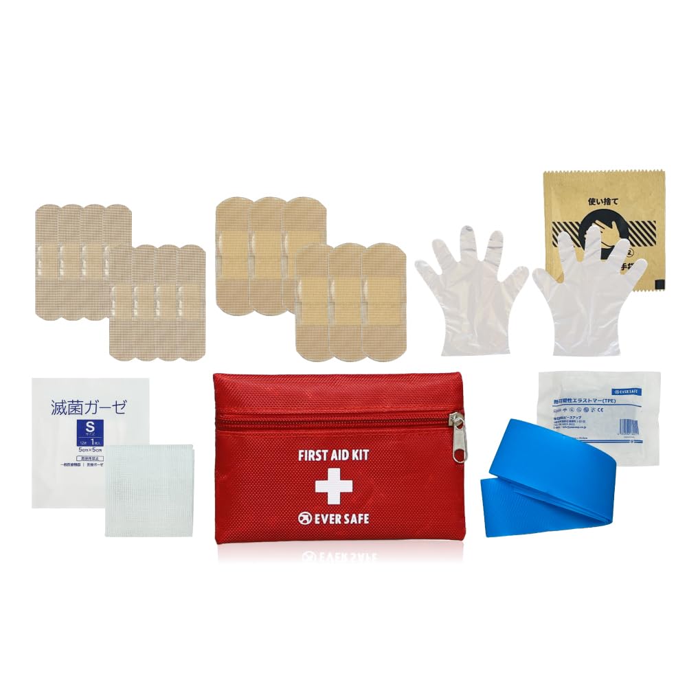 Amazon.co.jp: EVERSAFE ファーストエイドキット 救急セット 救急箱